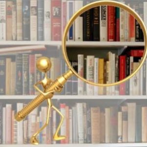 Books Magnifying Glass