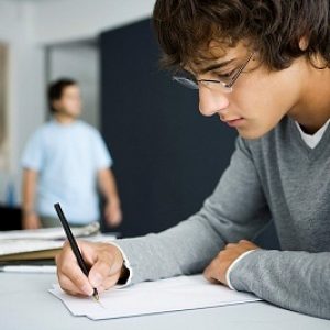 boy writing Boy Writing
