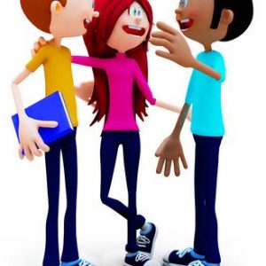 TEENS TALKING CLIPART