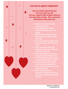 Fun Facts About February Image