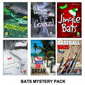 HIP's BATS Mystery Pack- 6 exciting and funny novels about two middle school detectives