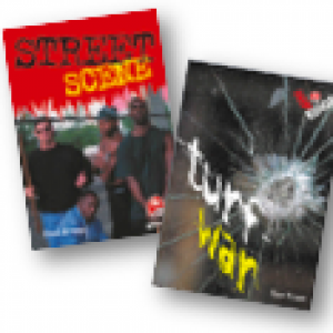 Street Scene and Turf War Book Covers