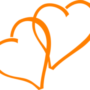 Orange Hearts Image
