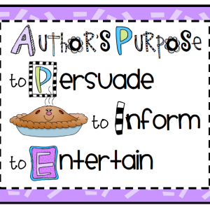 Author's Purpose: Why Should we Care image
