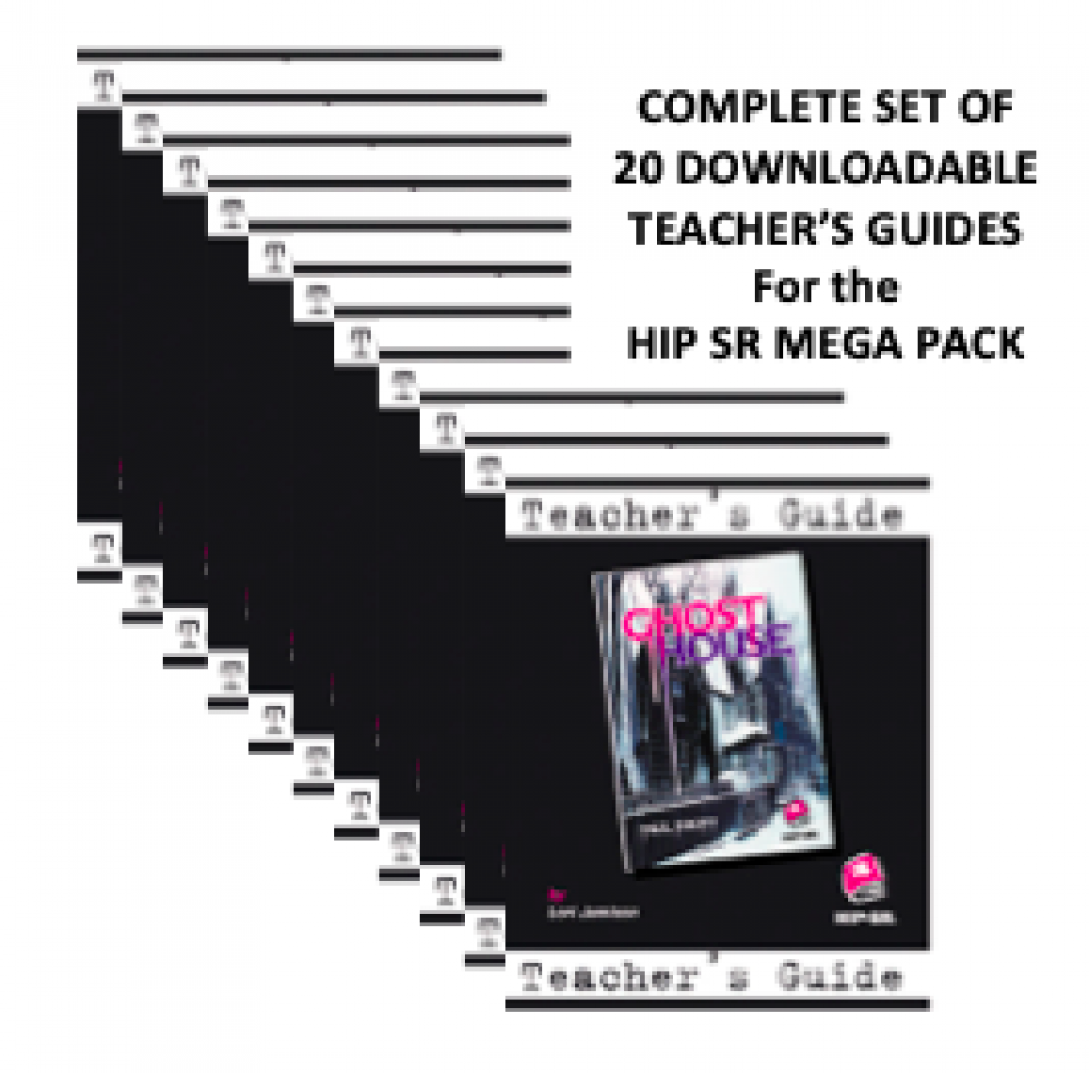 20 downloadable Teacher's Guides for each of the novels in the HIP SR Megapack for teen and preteen readers