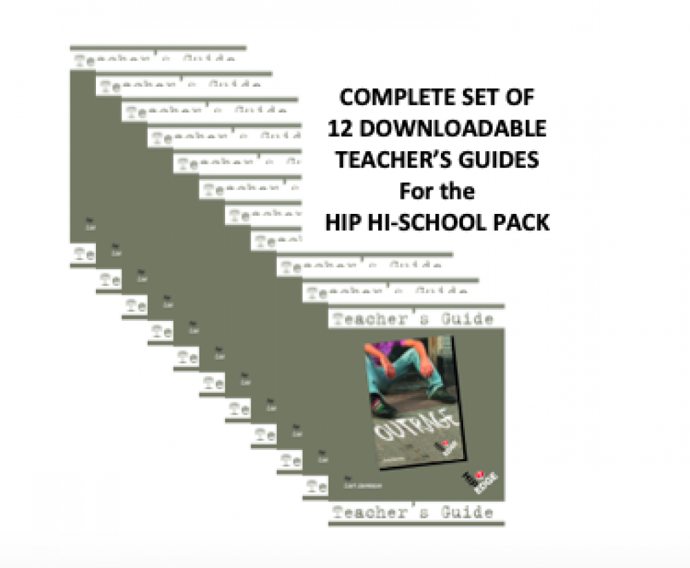 Teacher's Guides for each of the 12 novels in the HIP Hi-School Pack