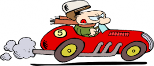 Racing Car Cartoon Image