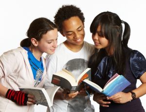 Teens Reading Image