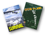 HIP Survival and Our Plane is Down - 2 novels about small plane crashes
