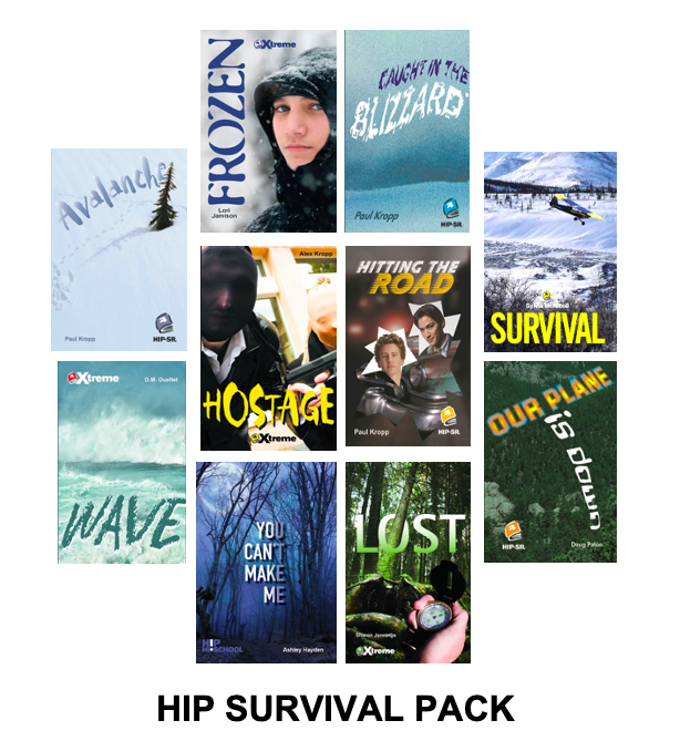 HIP SURVIVAL PACK - 10 novels for adolescent and teen readers
