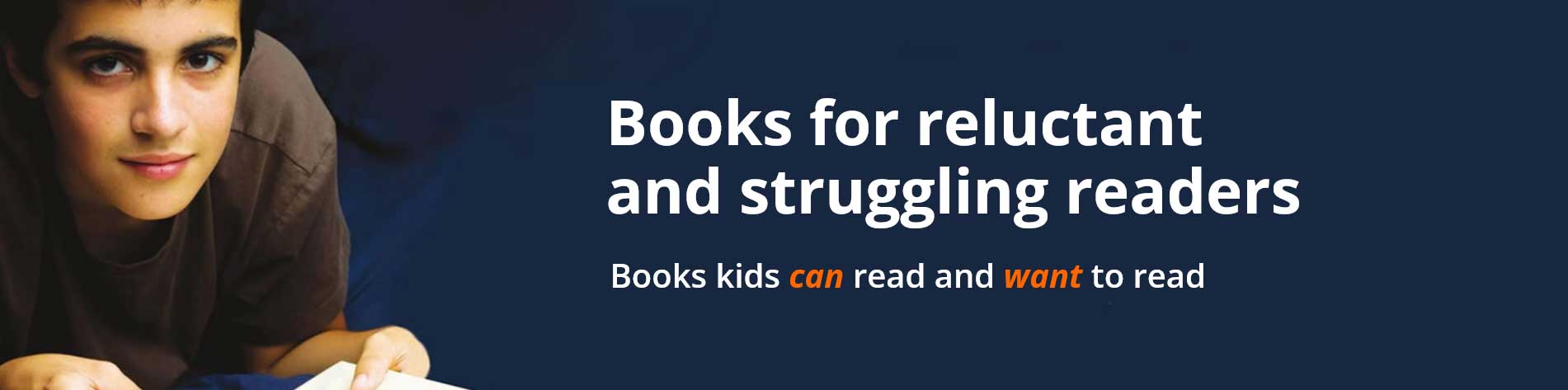 HIP HOME PAGE BANNER Books for struggling and reluctant readers